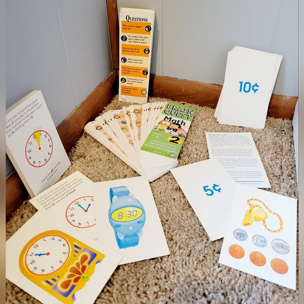 Workman Publishing Co Brain Quest for Grade 2 & Grade 2 Math | Flash cards
